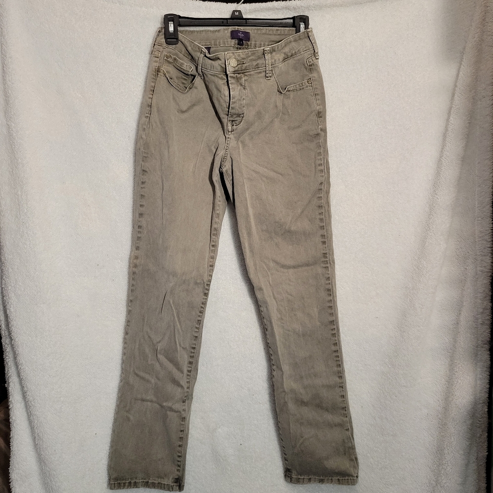 NYDJ Grayish-Green Boyfriend Jeans